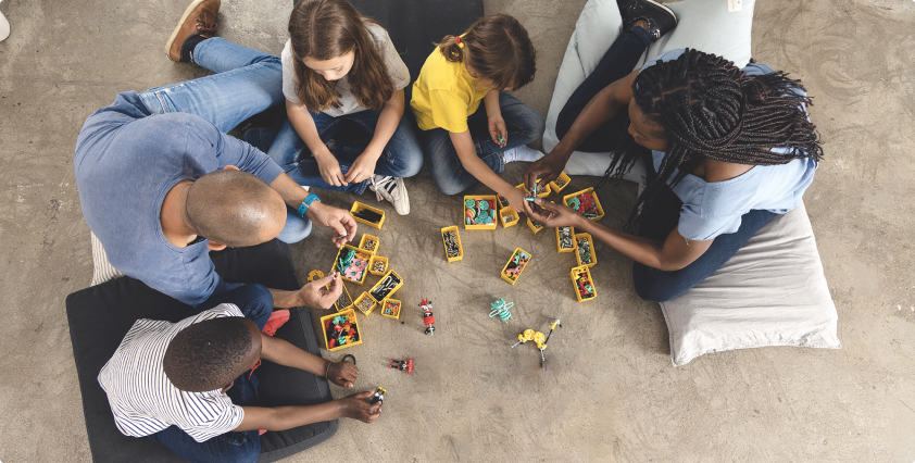 Children learn through play. Incorporate STEAM toy sets in playtime to improve brain development.